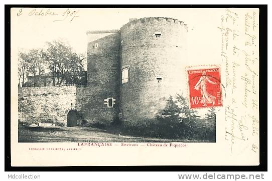 82 LAFRANCAISE / Château De Piquecos / - Lafrancaise