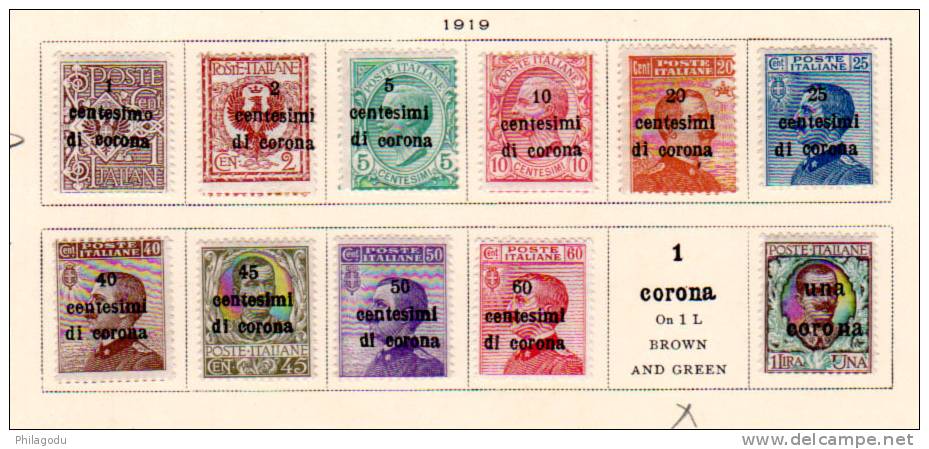 Victor Emmanuel III, Express, 1 / 10 - 11 - 13 / 14*, Cote 16,50 € - Trente & Trieste