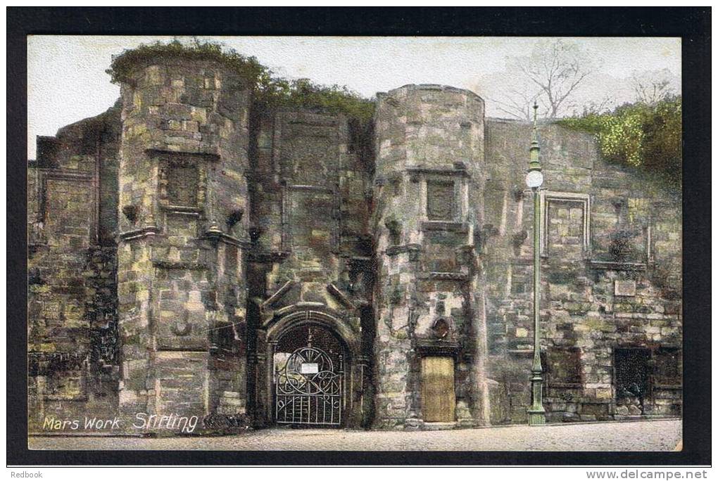 RB 864 - Early Wrench Postcard - Mars Work Stirling Castle Scotland - Stirlingshire