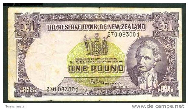 NEW ZEALAND , 1 POUND ND P-159c - Nueva Zelandía