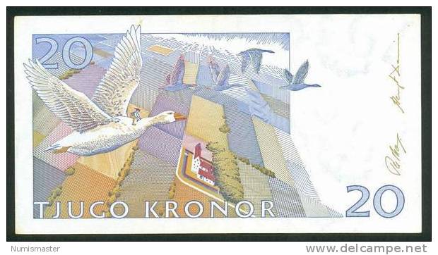 SWEDEN , 20 KRONOR ND (1991) , P-61a , AUNC - Schweden