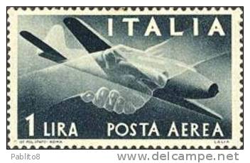 ITALIA REPUBBLICA 1945  DEMOCRATICA AEREA SERIE COMPLETA TIMBRATO - USED - OBLITERE´