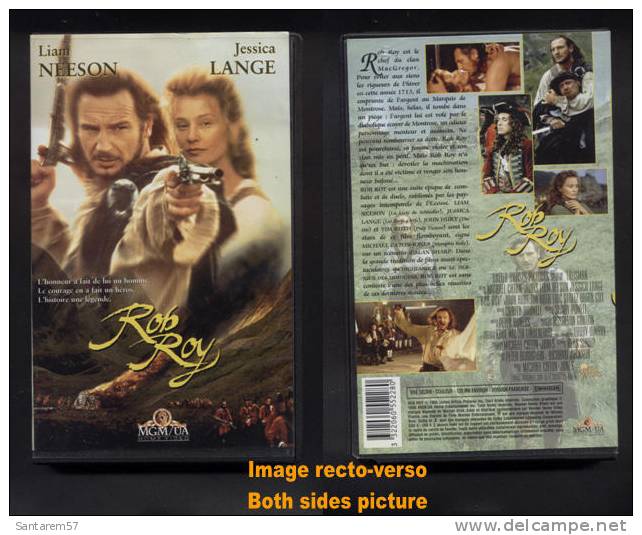 VHS Cassette Vidéo Rob Roy Avec Liam Neeson Et Jessica Lange - Action, Aventure