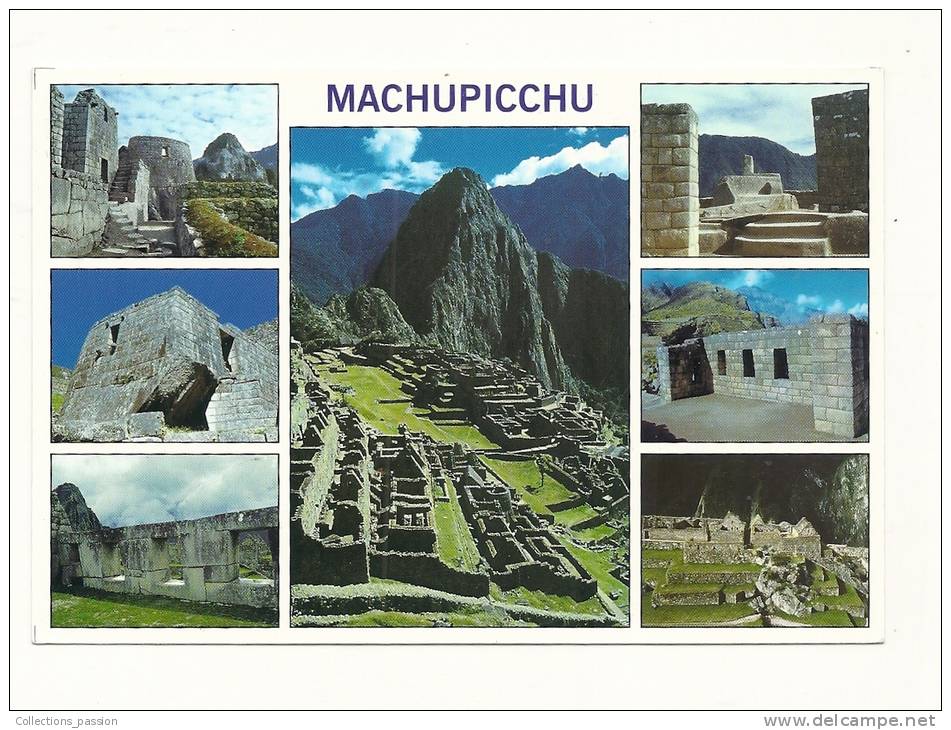 Cp, Pérou, Cusco, Machupicchu, Multi-Vues - Pérou