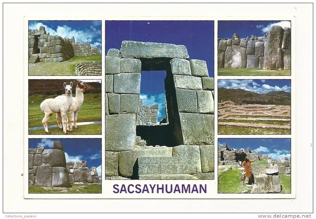 Cp, Pérou, Cusco, Sacsayhuaman, Multi-Vues - Pérou