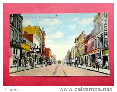 Minnesota > Winona   Third Street  1912 Cancel ==== ==  Ref 550 - Andere & Zonder Classificatie