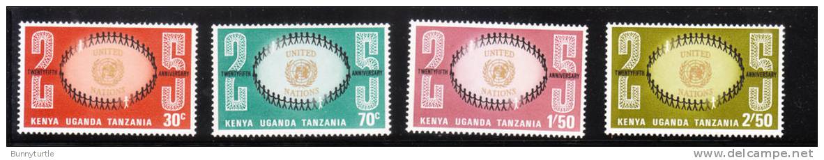 Kenya Uganda Tanzania KUT 1970 25th Anniversary Of The United Nations MNH - Kenya, Uganda & Tanzania