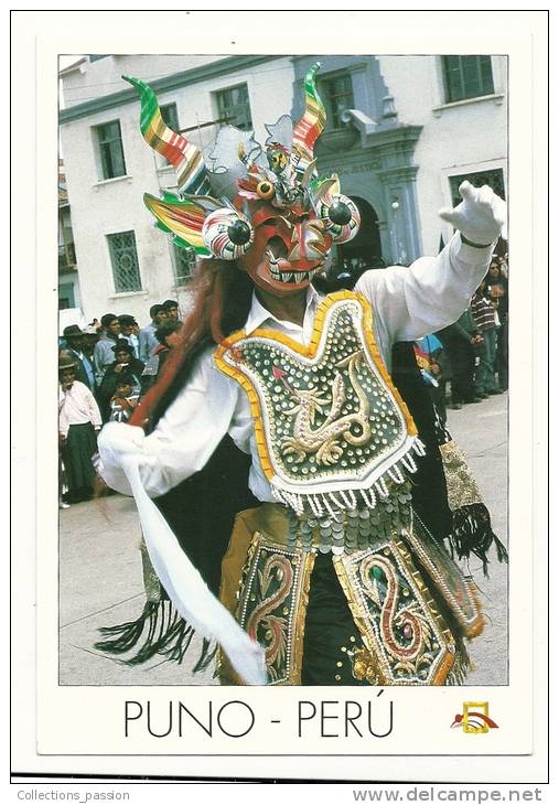 Cp, Pérou, Puno, La Diablada, Fiesta De La Candelaria - Pérou