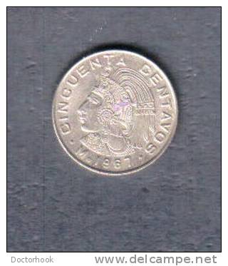 MEXICO    50 CENTS  1967 (KM # 451) - Mexico