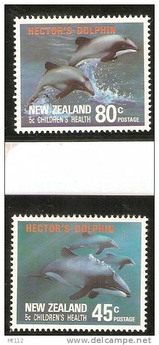 NEW  ZEALAND ~ 1991  Dolphins  2V - Dolphins