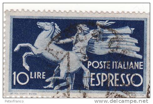 1945 Italia - Democratica - Express-post/pneumatisch
