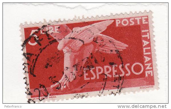 1945 Italia - Democratica - Express-post/pneumatisch