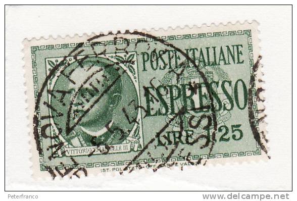 1932 Italia - Vittorio Emanuele III - Eilsendung (Eilpost)
