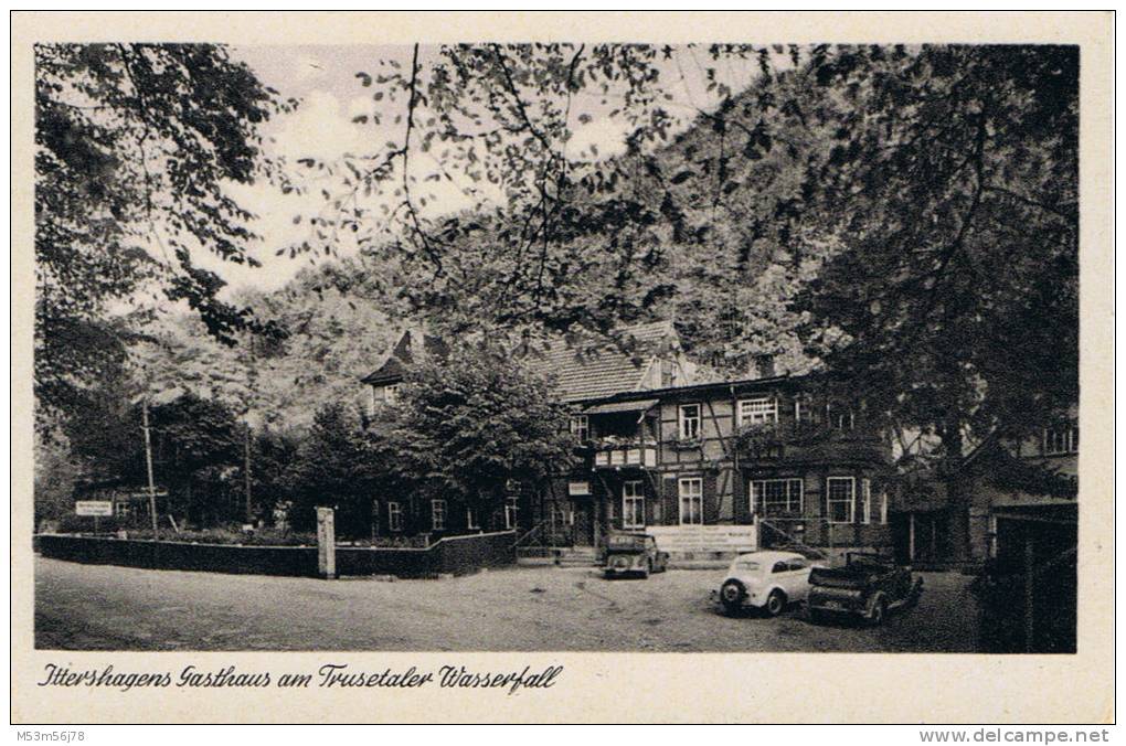 AK Trusetal Gasthaus Ittershagen Am Trusetaler Wasserfall - Schmalkalden