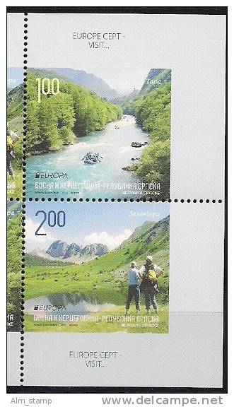 2012 Bosnien-Herz. Republika Srbska Mi. 563-4 E   **MNH  Europa " Besuche " - 2012