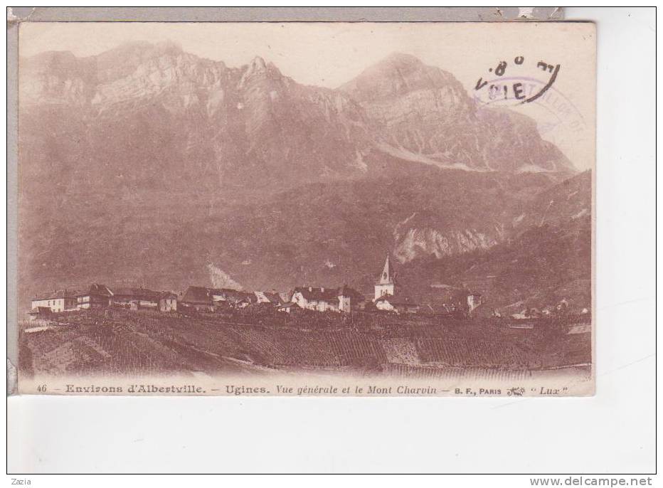 73.570/ UGINES - Vue Generale Et Le Mont Charvin - Ugine