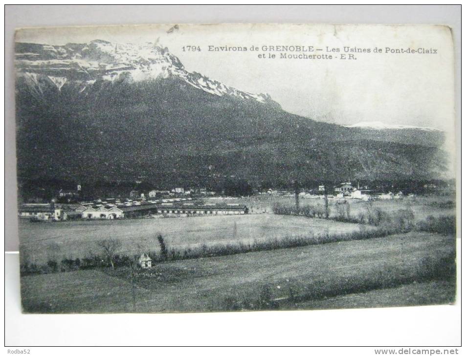 Environs De Grenoble - Pont De Claix - Les Usines De Pont De Claix Et Le Moucherotte - Autres & Non Classés