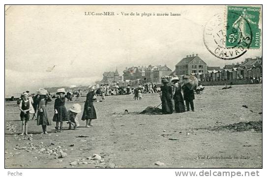 N°20764 -cpa Luc Sur Mer -vue De La Plage à Marée Basse- - Luc Sur Mer