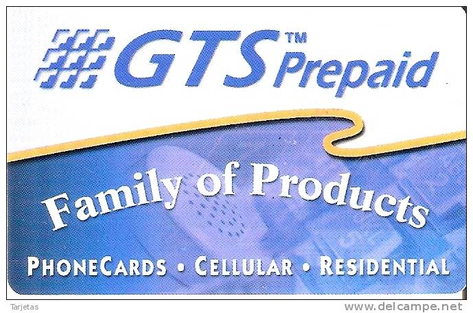 TARJETA DE ESTADOS UNIDOS DE GTS PREPAID $5 - Otros & Sin Clasificación