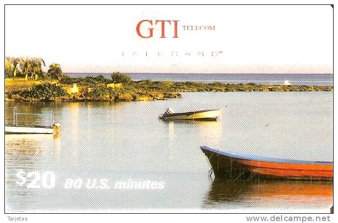 TARJETA DE ESTADOS UNIDOS DE GTI DE UNAS BARCAS $20 - Otros & Sin Clasificación