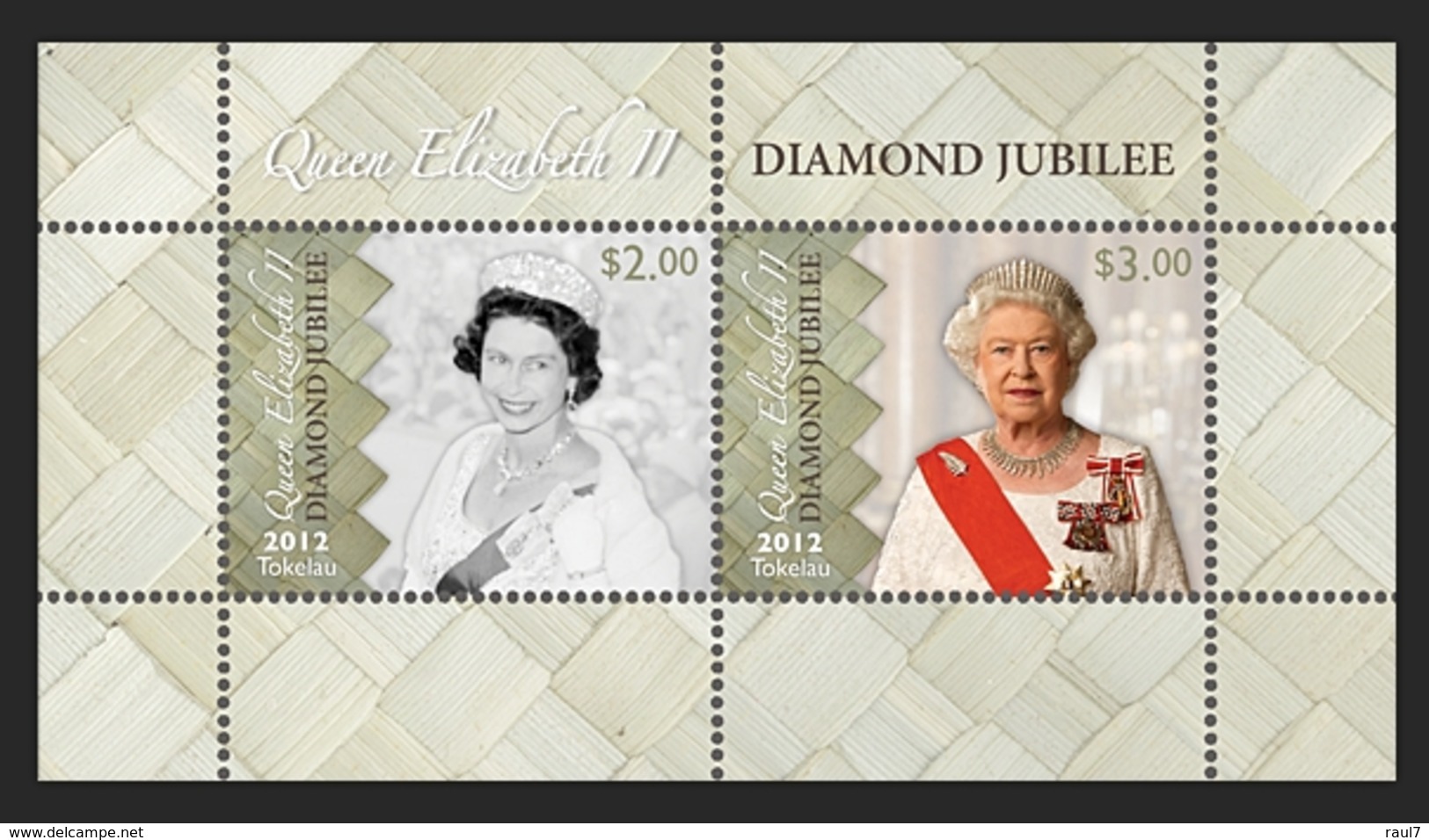 Tokelau 2012 - Diamond Jubilée Reine Elisabeth II - BF Neuf // Mnh - Tokelau