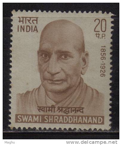 India MNH 1970, Swami Shraddhanand, Patriot, Social Reformer, As Scan - Nuovi