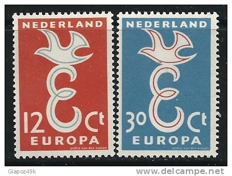 ● OLANDA 1958 - EUROPA - N. 691 / 92 Nuovi **, Serie Completa - Cat. ? € - Lotto N. 163 - 1958