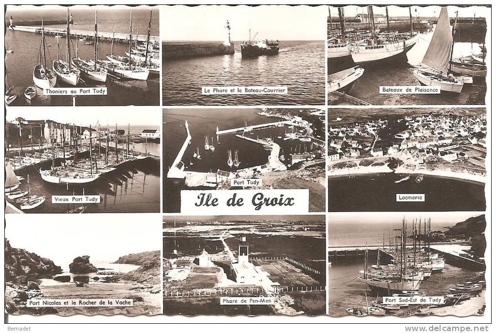 ILE DE GROIX  .. MULTI VUES - Groix