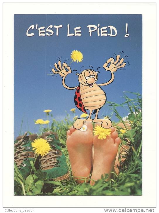 Cp, Bandes Dessinées, La Coccinelle - Gotlib - C´est Le Pied - Comics