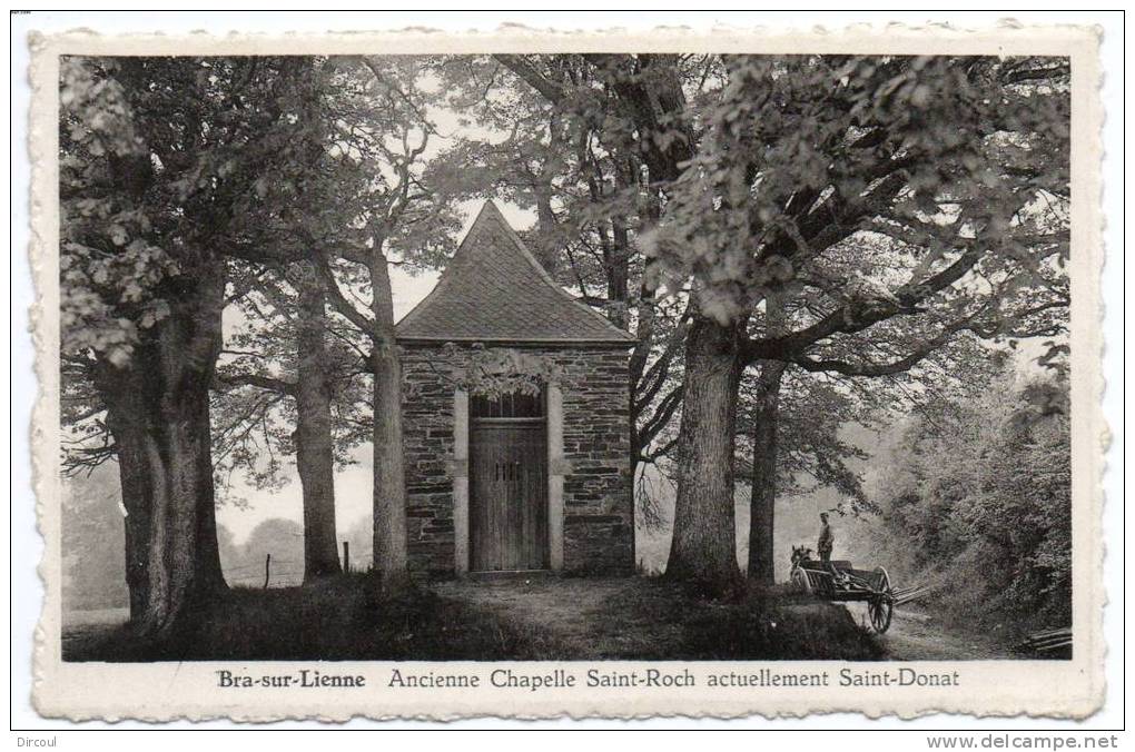 21071  -    Bra-sur-lienne   Ancienne  Chapelle  Saint-Roch  Actuellement Saint-Donat - Lierneux