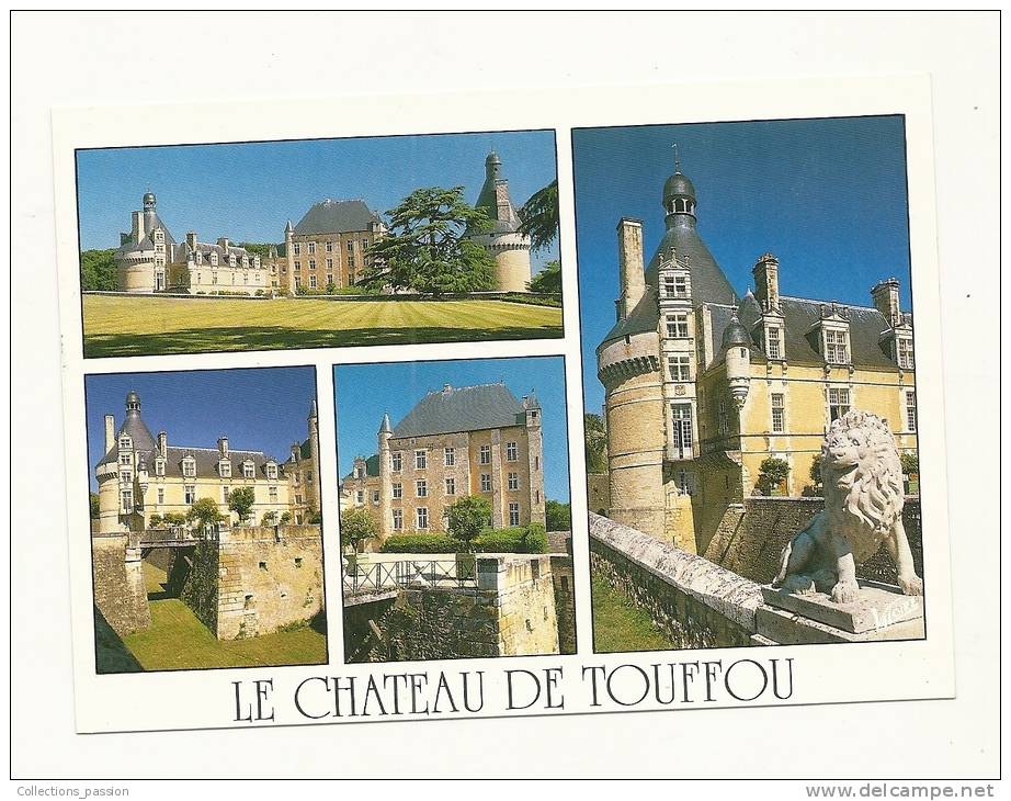 Cp, 86, Bonnes, Château De Touffou, Multi-Vues - Chateau De Touffou