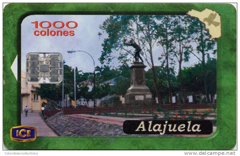 Lote TTE58, Costa Rica, Tarjeta Telefonica, Phone Card, Alajuela, Used, Not Perfect Card - Costa Rica