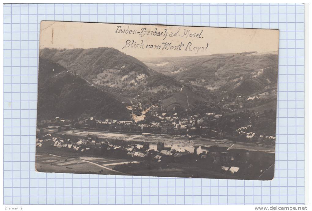 CPA Photo - TRABEN TRARBACH Ad. MOSEL - Blick Vom Mont Royal - 1925 - Traben-Trarbach