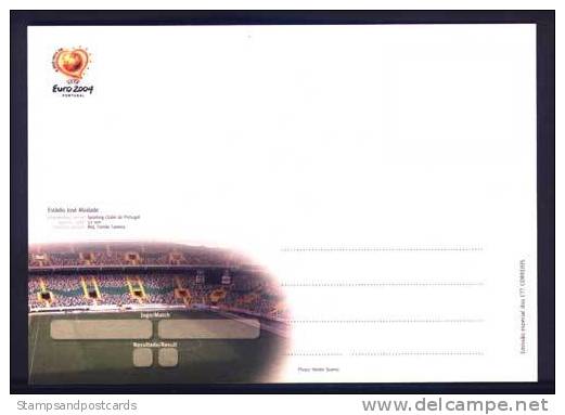FOOTBALL Euro 2004 Stade SPORTING Carte Maximum SOCCER Euro 2004 Portugal SPORTING STADIUM Maximum Card - Tarjetas – Máximo