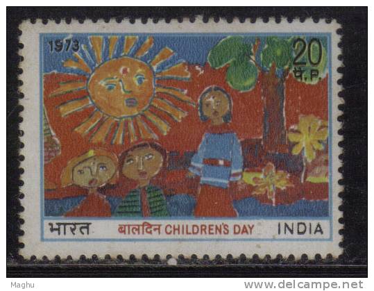 India MNH 1973,  Childrens Day, Art Painting, , As Scan - Ungebraucht