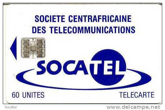 @+ RCA - SOCATEL 60U - Sans Logo Au Verso - Ref : CAR 16a - Repubblica Centroafricana