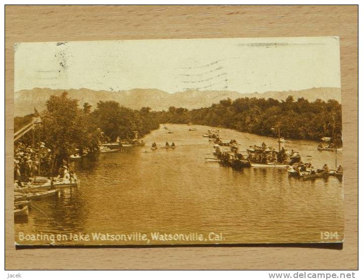 Lake Watsonville,  Watsonville / California  Old Postcard /2 Scan 1912 Year - San Jose