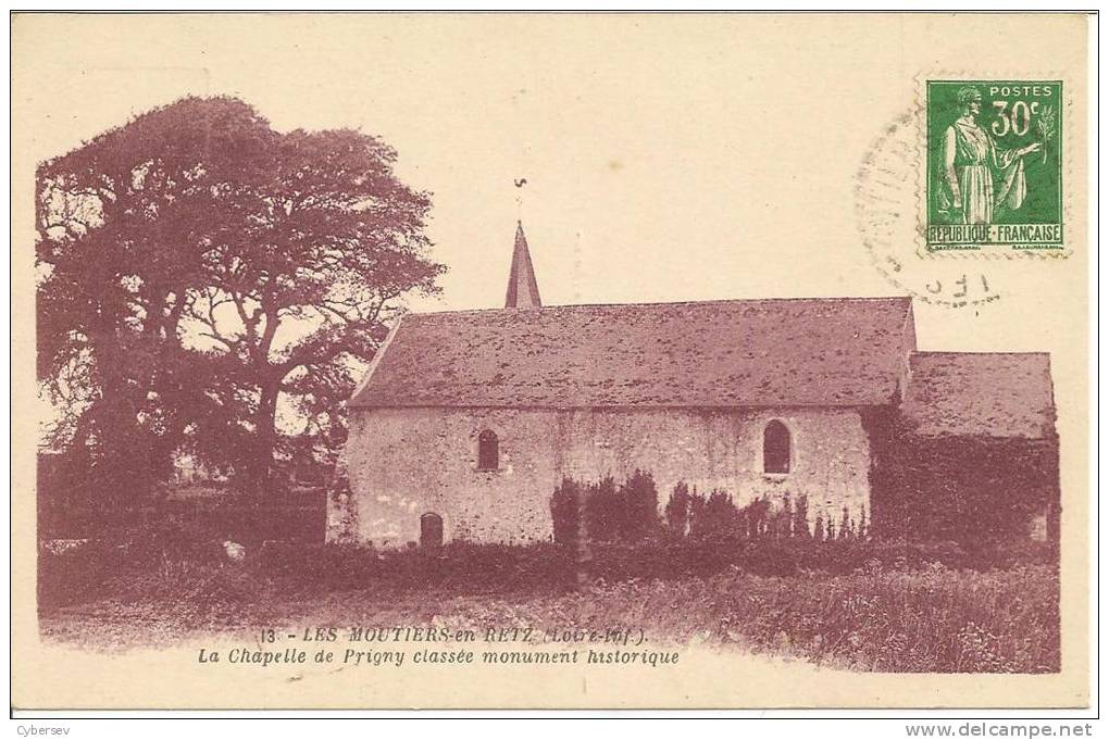 LES MOUTIERS-en-RETZ - La Chapelle De Prigny Classée Monument Historique - TTB - Les Moutiers-en-Retz