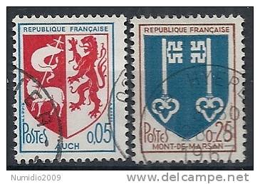 1966 FRANCIA USATO STEMMI DI CITTA' - FR164 - 1941-66 Wappen