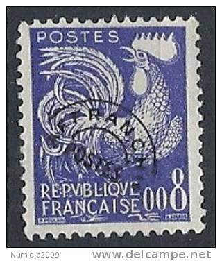 1960 FRANCIA PREANNULLATO SENZA GOMMA 8 CENT - FR176 - 1953-1960