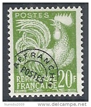 1954-59 FRANCIA PREANNULLATO 20 F MH * - FR178 - 1953-1960