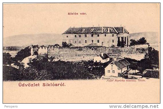 AK UNGARN HUNGARY SIKLOS FEILER MARISKA KIADASA OLD POSTCARD VOR 1904 - Ungarn