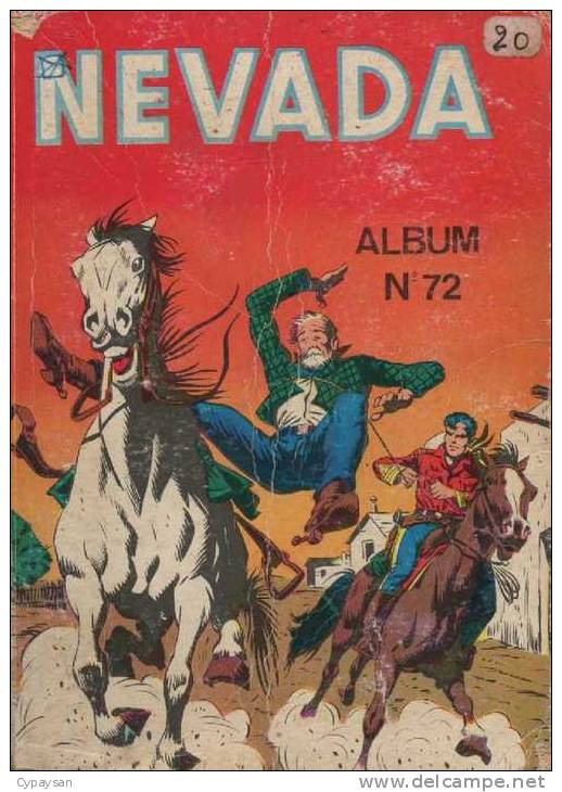 NEVADA  ALBUM  N° 72 ( 413 414 415 ) BE LUG 02-1982 - Nevada