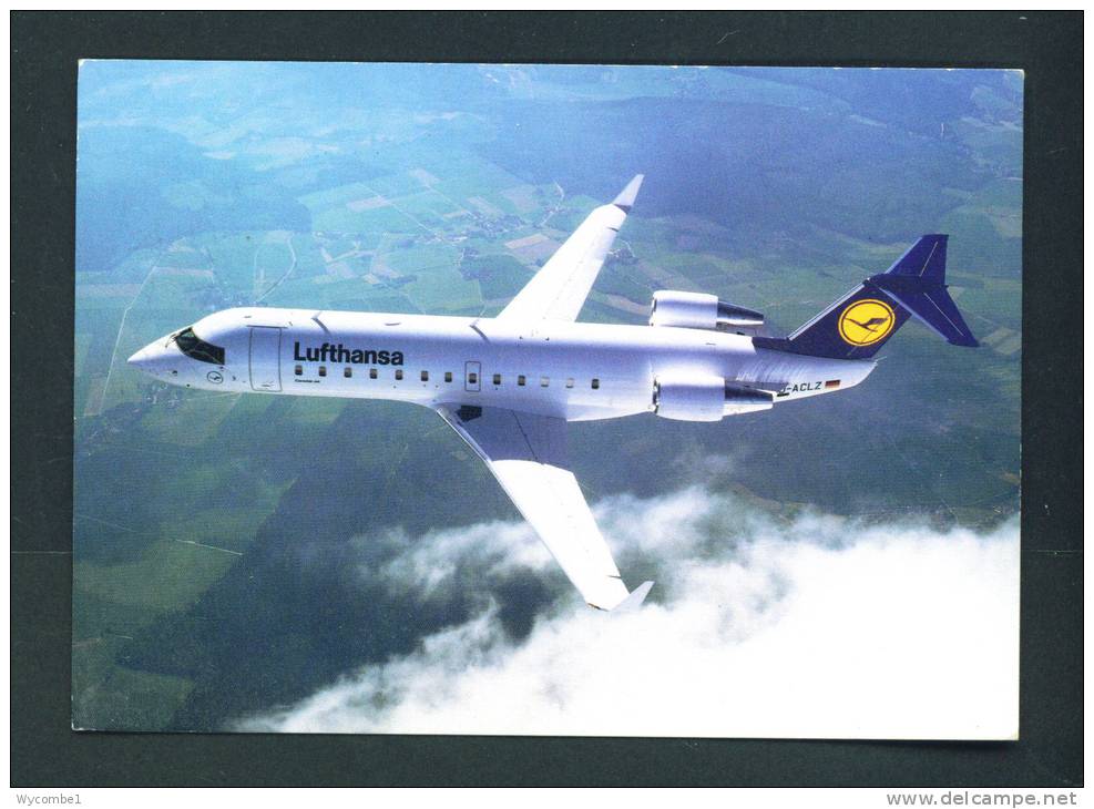 AUSTRIA  -  Lufthansa Canadair Jet/Used Postcard As Scans - 1946-....: Moderne