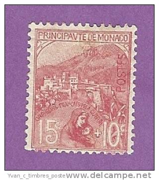 MONACO TIMBRE N° 29 NEUF AVEC CHARNIERE ORPHELINS DE GUERRE - Neufs