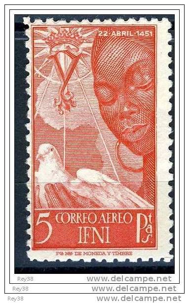 IFNI, MARRUECOS , 1951*, CENTENARIO DE  ISABEL LA CATOLICA - Marruecos Español