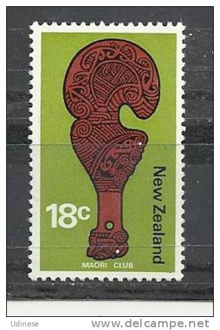 NEW ZEALAND 1971 - MAORI HANDICRAFTS 18 - MH MINT HINGED - Nuevos