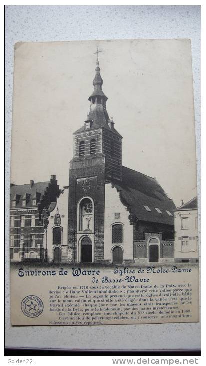 Environs De Wavre. Eglise De Notre Dame De Basse Wavre - Wavre