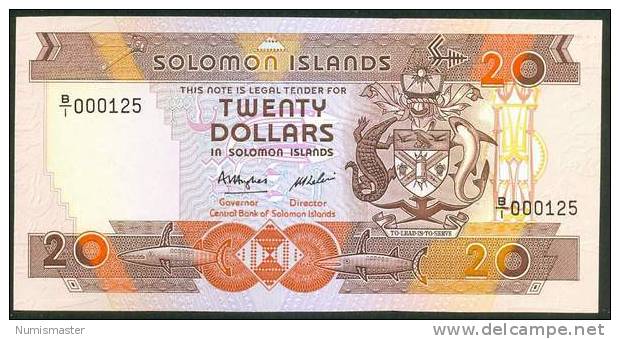 SOLOMON ISLANDS , 20 DOLLARS ND ( 1986) , UNC , P-26 - Isla Salomon