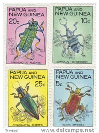 Papua New Guinea....:   Papua New Guinea  1967 Beetles MNH - Papua New Guinea